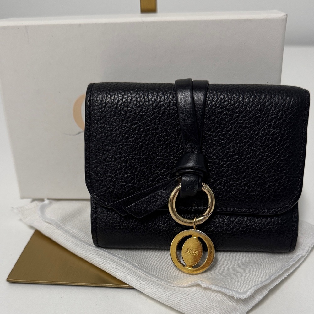 Chloe Alphabet Trifold Compact Wallet 28851